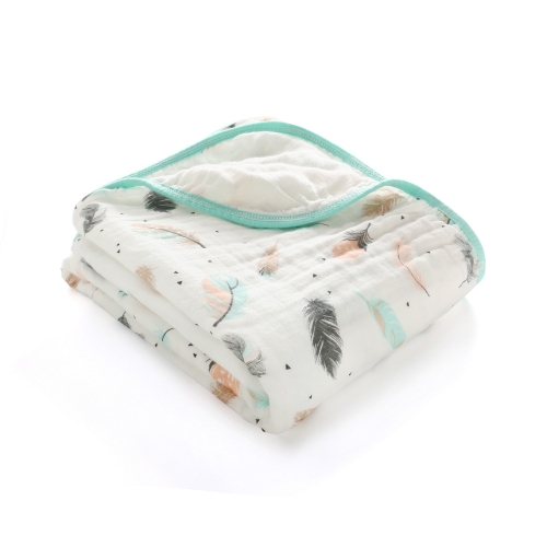 LAT Double-Layer Soft Receiving Musselin Wickeldecke Perfektes Baby Shower Geschenk